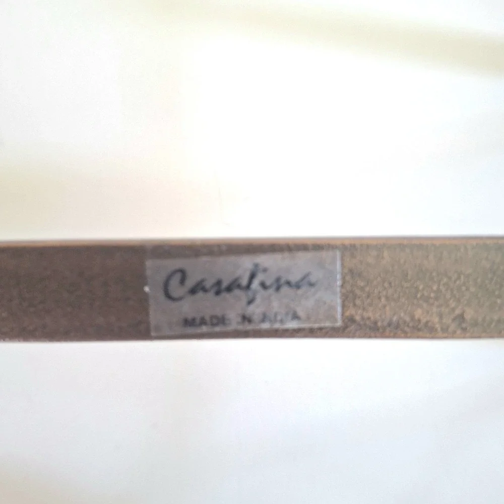 Casafina Bronze Metal Casserole Dish Tray Holder Carrier 12